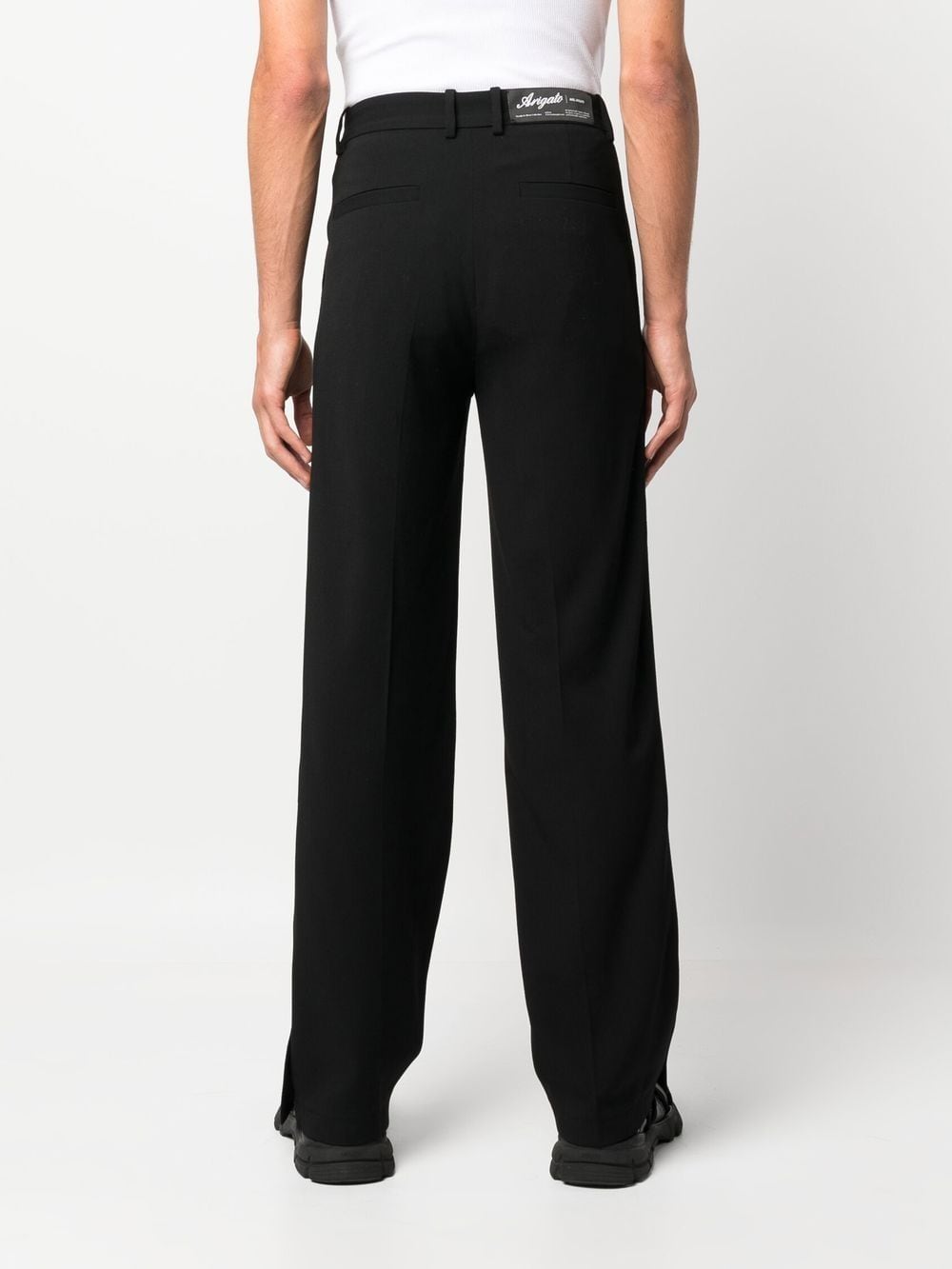 Black Grade straight leg trousers men AXEL ARIGATO